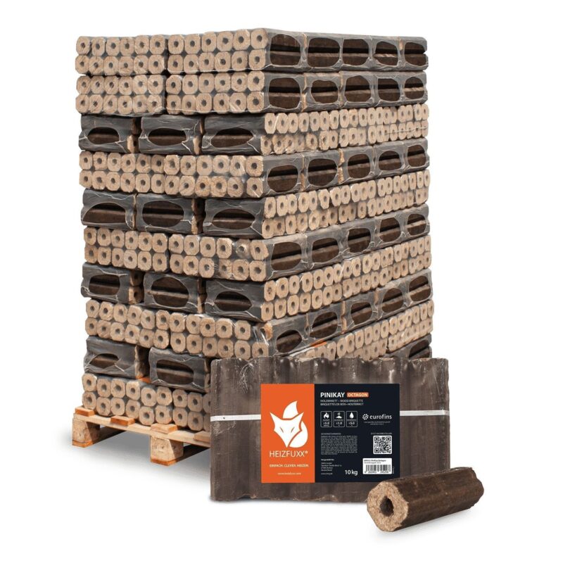 Heizfuxx PiniKay Octagon - 10kg x 96 Gebinde 960kg Palette